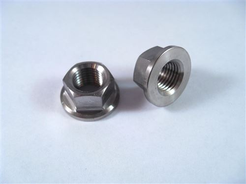 3/8"-24 Fine Thread, Hex Flange Nut, Reduced Wrench